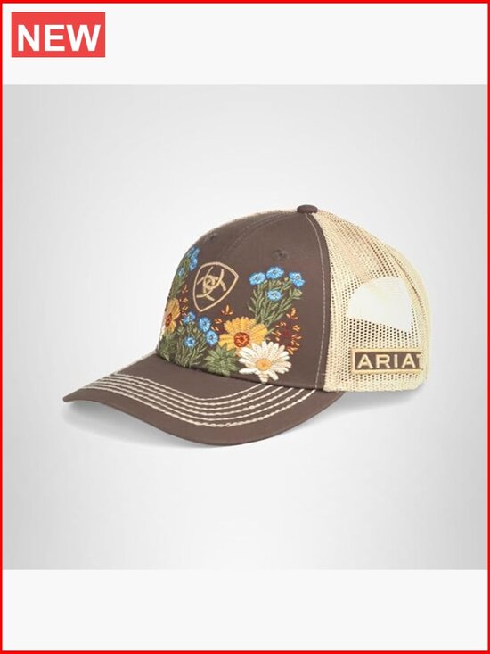 Vintage Floral Baseball Cap Adjustable Cotton Blend